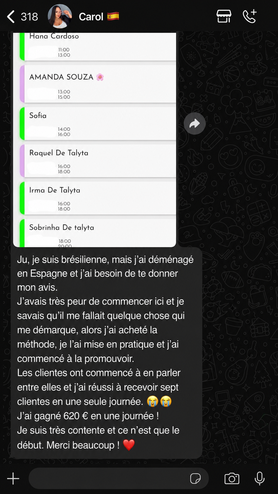 Capture d'un témoignage